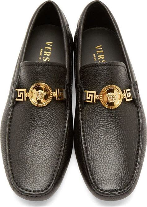 brown versace shoes|black versace shoes for men.